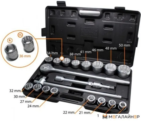 Специнструмент WMC Tools 6201B (21 предмет) купить в Минске с доставкой