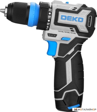 Дрель-шуруповерт Deko Loner 12V PRO 085-1121 (с 1-им АКБ) купить в Минске с доставкой