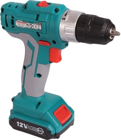 Дрель-шуруповерт Total TDLI1222 (с 2-мя АКБ, кейс) купить в Минске с доставкой