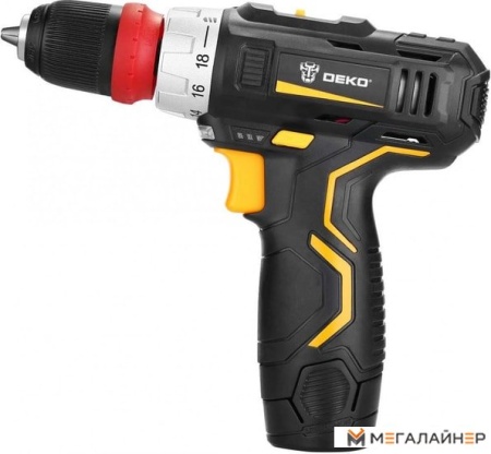 Дрель-шуруповерт Deko GCD12DU3 063-4082 (с 2-мя АКБ, кейс) купить в Минске с доставкой