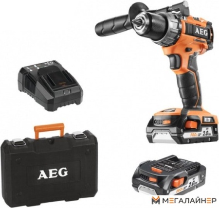 Дрель-шуруповерт AEG BS 18C2BL Li-202C 4935464094 (с 2-мя АКБ, кейс) купить в Минске с доставкой