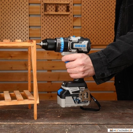 Ударная дрель-шуруповерт Deko GCD20DU PRO 083-1107 (с 2-мя АКБ, кейс) купить в Минске с доставкой