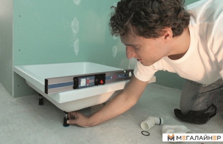 Купить Лазерный дальномер Bosch GLM 80 + BS 150 Professional [06159940A1] в Минске с доставкой