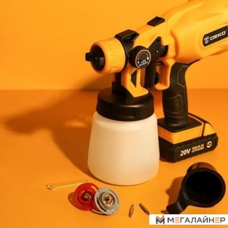 Краскораспылитель Deko DKSG20K2 (с 1-им АКБ) купить в Минске с доставкой
