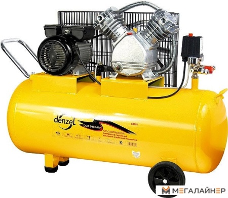 Компрессор Denzel ОС 2/100-370 (58091)