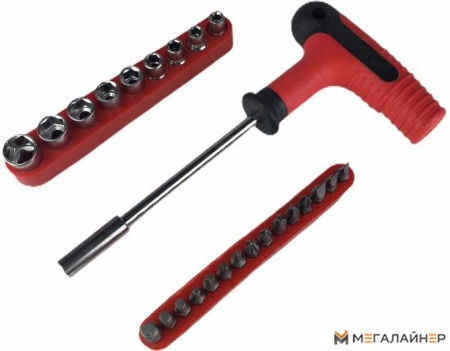 Набор торцевых головок и бит Zitrek SRA25 (25 предметов) купить в Минске с доставкой