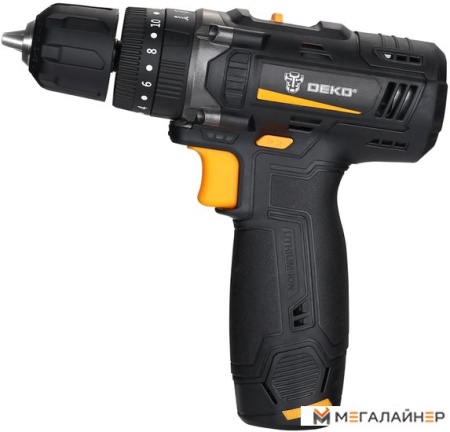Ударная дрель-шуруповерт Deko GCD12DU 063-4039 (с 1-м АКБ) купить в Минске с доставкой