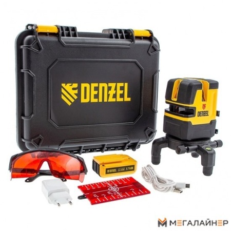 Купить Лазерный нивелир Denzel LX 05 Red 35071 в Минске с доставкой
