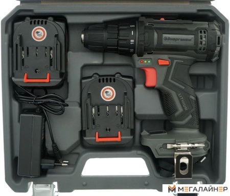 Дрель-шуруповерт Энергомаш ДШ-14К (с 2-мя АКБ, кейс) купить в Минске с доставкой