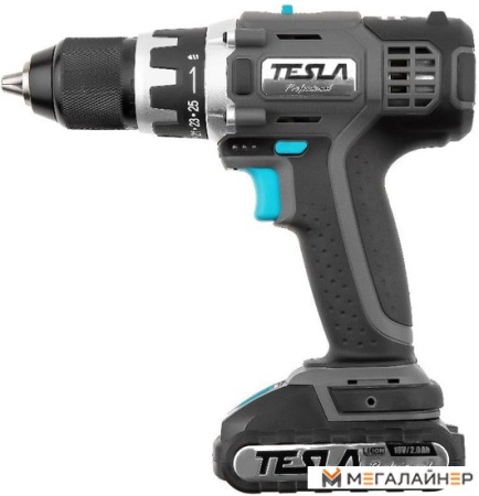 Дрель-шуруповерт Tesla TCD182DC (с 2-мя АКБ, кейс) купить в Минске с доставкой