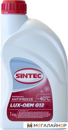 Охлаждающая жидкость Sintec LUX G12 1кг купить в Минске с доставкой