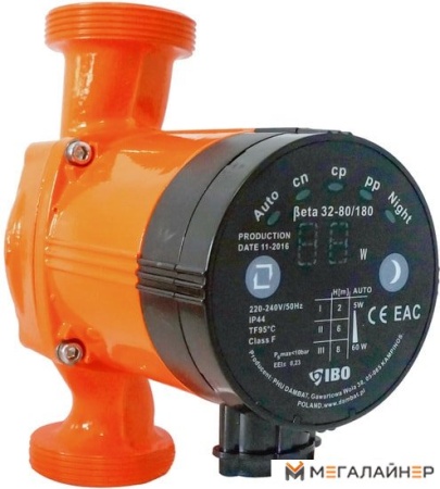 Циркуляционный насос IBO BETA 25-80/180 купить в Минске с доставкой