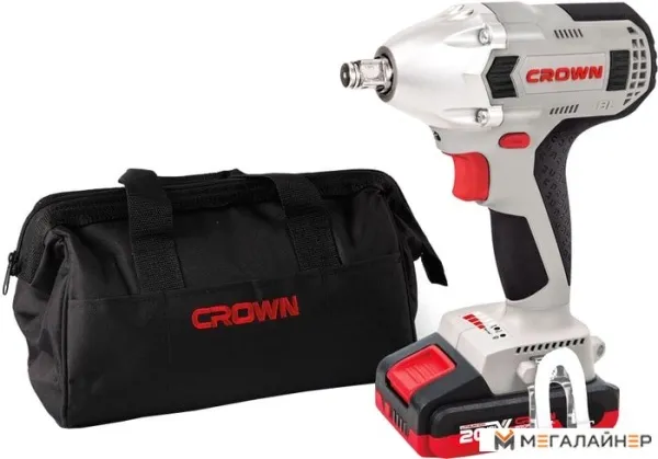 Гайковерт Crown CT22015HX-2 TB (с 2-мя АКБ, сумка) купить в Минске с доставкой
