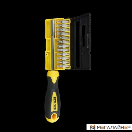 Набор отвертка с битами Berger BG1072 (13 предметов) купить в Минске с доставкой