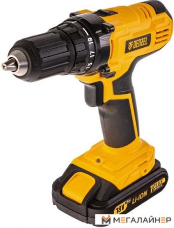 Дрель-шуруповерт Denzel CDL-IB-18-02 (с 2-мя АКБ, кейс) купить в Минске с доставкой