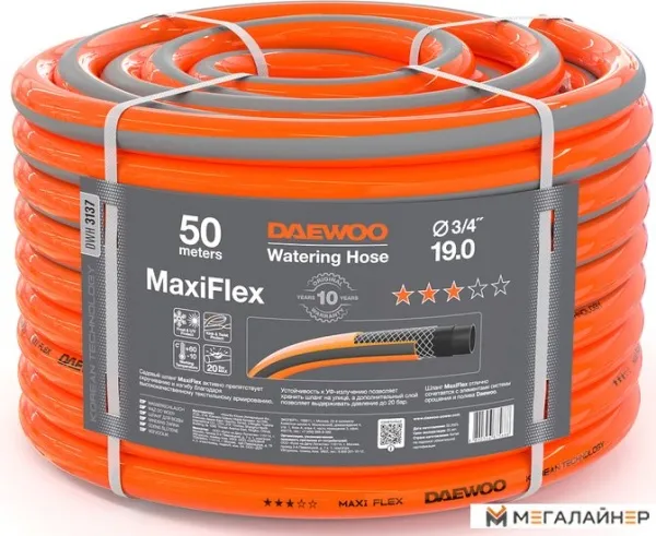 Шланг Daewoo Power MaxiFlex DWH 3137 (3/4", 50 м) купить в Минске с доставкой