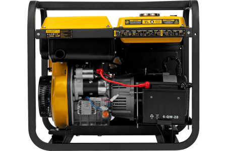 Купить Генератор дизельный DENZEL DES-55E, 5,5 кВт, 230 В, 11 л, электростартер в Минске с доставкой по РБ