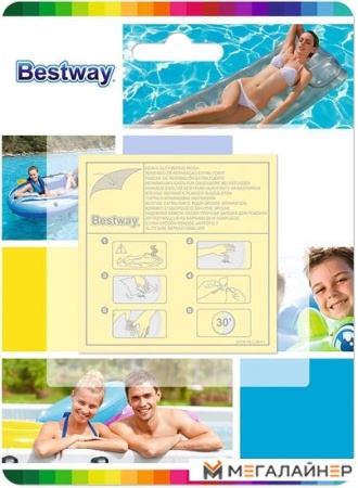 Аксессуары для бассейнов Bestway Набор для ремонта надувных изделий 62068, 10 шт