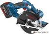 Дисковая пила Bosch GKM 18 V-LI Professional 06016A4002 (два аккумулятора 5 А*ч) купить в Минске с доставкой
