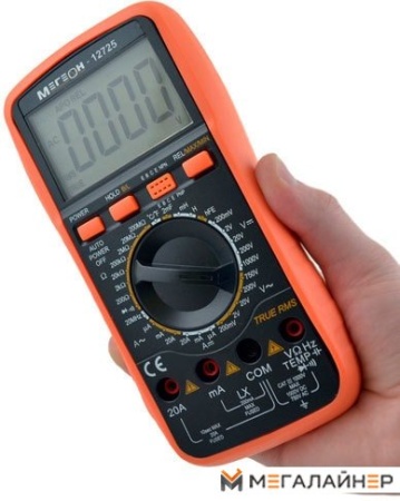 Купить Мультиметр Мегеон 12725 (True RMS) в Минске с доставкой