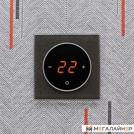 Терморегулятор DeLUMO Takto (0337 сияющий черный)