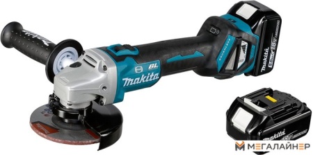 Угловая шлифмашина Makita DGA513RTJ (с 2-мя АКБ) купить в Минске с доставкой