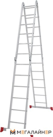 Лестница-трансформер Новая высота NV 232 многофункциональная 4x6 ступеней купить в Минске с доставкой