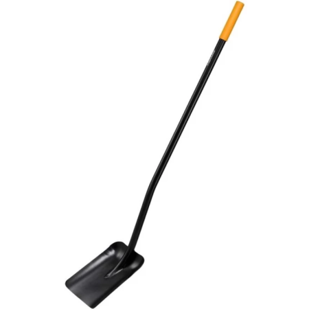 Лопата совковая с ручкой Solid  FISKARS (черная) 1066720