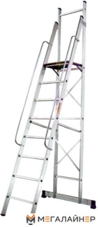 Лестница-помост Алюмет APE1405 (5 ступеней) купить в Минске с доставкой