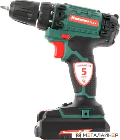 Дрель-шуруповерт Hammer ACD140Li (с 2-мя АКБ, кейс) купить в Минске с доставкой