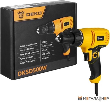 Безударная дрель Deko DKSD500W купить в Минске с доставкой