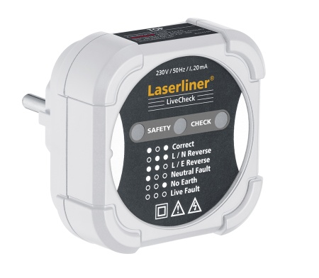 Тестер розеток Laserliner LiveCheck