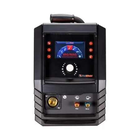 Сварочный полуавтомат FOXPOWER MIG 350 DP LCD  с БЖО и тележкой FoxWeld 1506