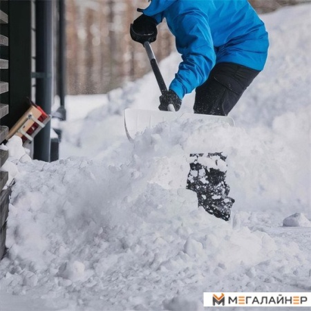 Лопата снеговая облегченная FISKARS 1052522 купить в Минске с доставкой