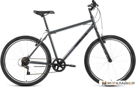 Велосипед Altair MTB HT 26 1.0 р.19 2022 (темно-серый/черный)