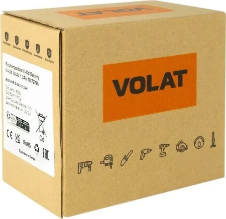 Аккумулятор VOLAT VT-BOS-VPE-2-14.4V1.3AH (14.4В/1.3 Ah) купить в Минске с доставкой