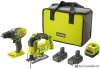 Ryobi R18DDJS-220S (шуруповерт, лобзик, сумка, 2 АКБ) купить в Минске с доставкой