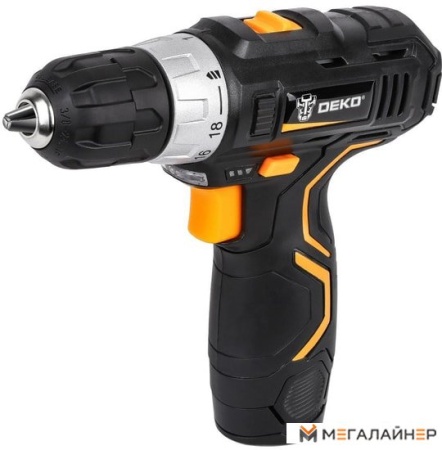 Дрель-шуруповерт Deko GCD12DU3 SET 5 063-4148 (с 2-мя АКБ, кейс, набор оснастки) купить в Минске с доставкой
