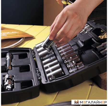 Набор трещотка с головками Deli DL1032 (32 предмета) купить в Минске с доставкой