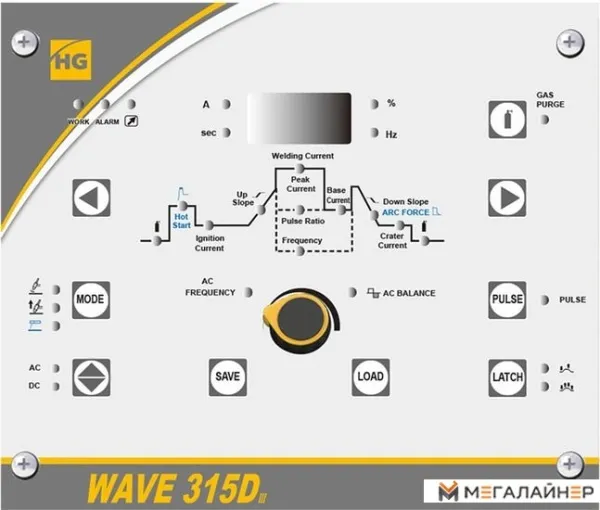 Сварочный инвертор HUGONG Wave 315D III AC/DC