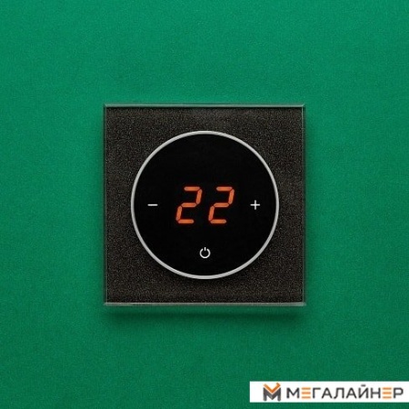 Терморегулятор DeLUMO Takto (0337 сияющий черный)