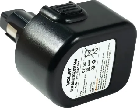 Аккумулятор VOLAT VT-DEW-DC9071-12.0V1.5AH (12В/1.5 Ah) купить в Минске с доставкой
