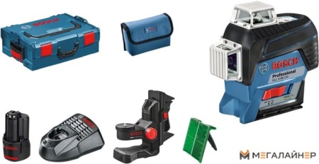 Купить Лазерный нивелир Bosch GLL 3-80 CG Professional (с держателем BM 1) в Минске с доставкой