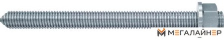 Шпилька Fischer RG M16x380 5.8 ZP ANCHOR ROD 95722 купить в Минске с доставкой