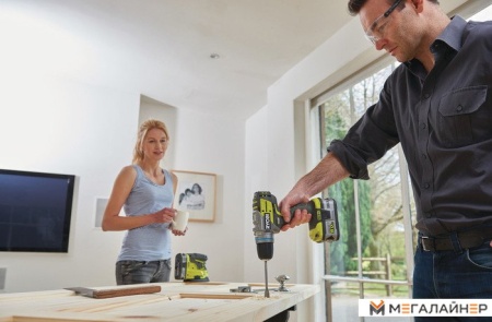 Дрель-шуруповерт Ryobi R18PDBL-225S 5133003613 (с 2-мя АКБ) купить в Минске с доставкой