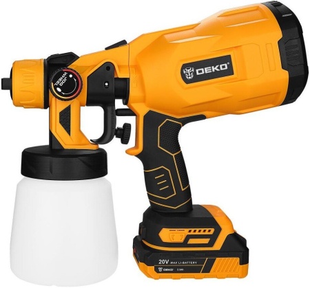 Краскораспылитель Deko DSG20K2 084-0012 (с 1-им АКБ) купить в Минске с доставкой