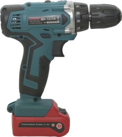 Дрель-шуруповерт Калибр ДА-12/2А (с 2-мя АКБ, кейс) купить в Минске с доставкой
