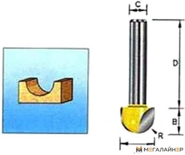 Фреза Makita D-10774 купить в Минске с доставкой