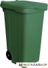 Контейнер для мусора БЗПИ с крышкой 120 л (зеленый) купить в Минске с доставкой
