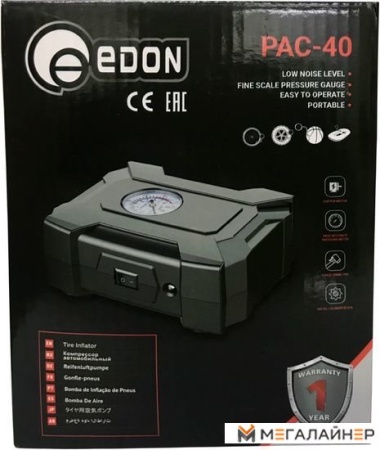 Автомобильный компрессор Edon PAC-40